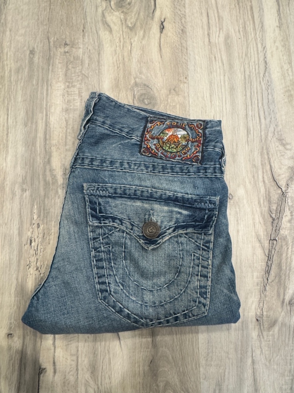 True Religion Straight Denim Jean